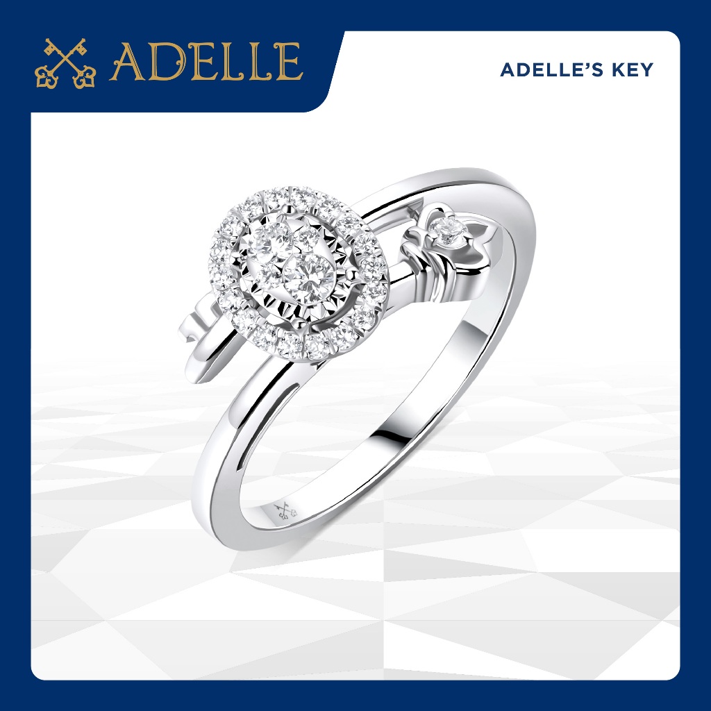 Adelle Jewellery - Kaylie Ring - Cincin Emas Berlian