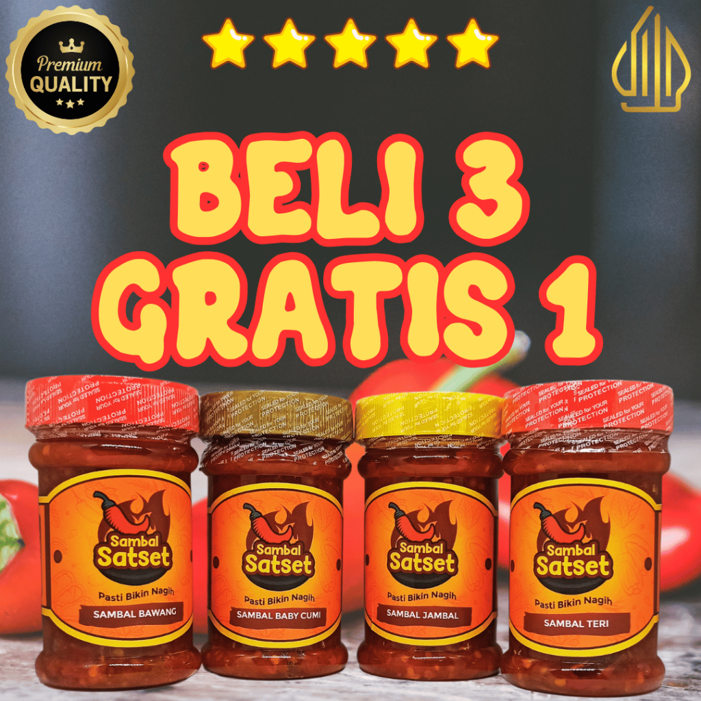 

Sambal Baby Cumi 150 ml Sambal Cumi Pesas 150 ml Premium