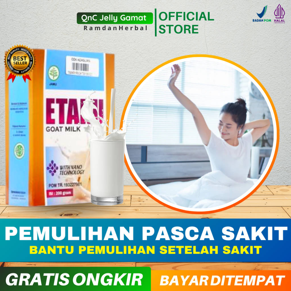 

Susu Pemulihan Sakit Penuhi Kebutuhan Nutrisi Tubuh Tinggi Vitamin Kalsium Badan Lemes ETAKU GOAT MILK ORI