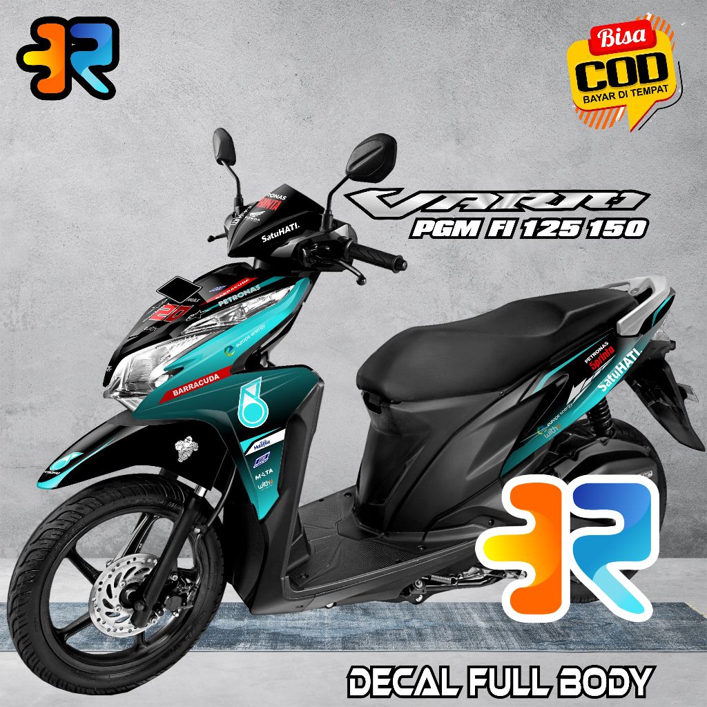 Decal Vario 125 OLD Stiker Full Body Variasi Desain Petronas