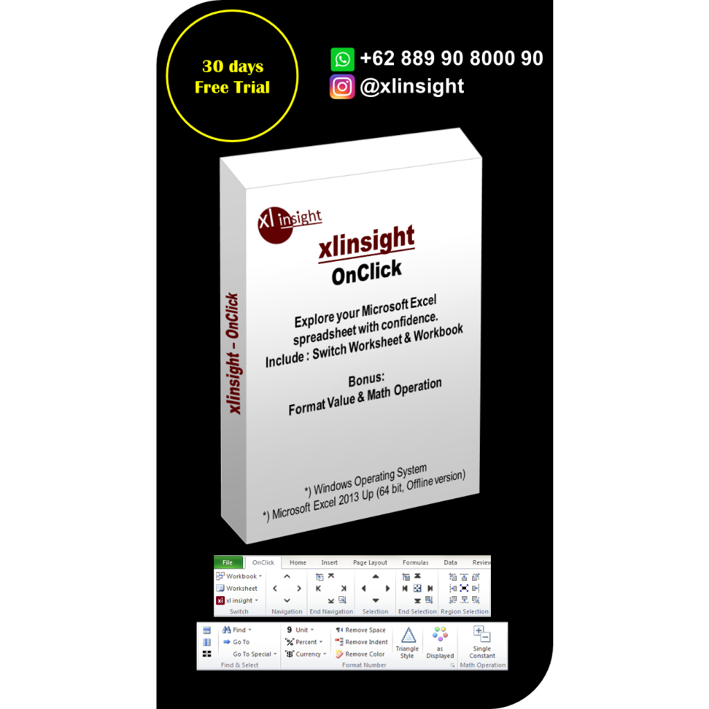 OnClick (Microsoft Excel Add Ins)
