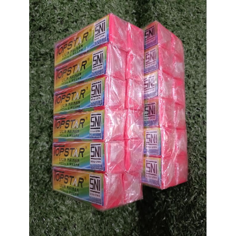 MALAM mainan/plastisin Topstar/SNI/ kecil 6WARNA