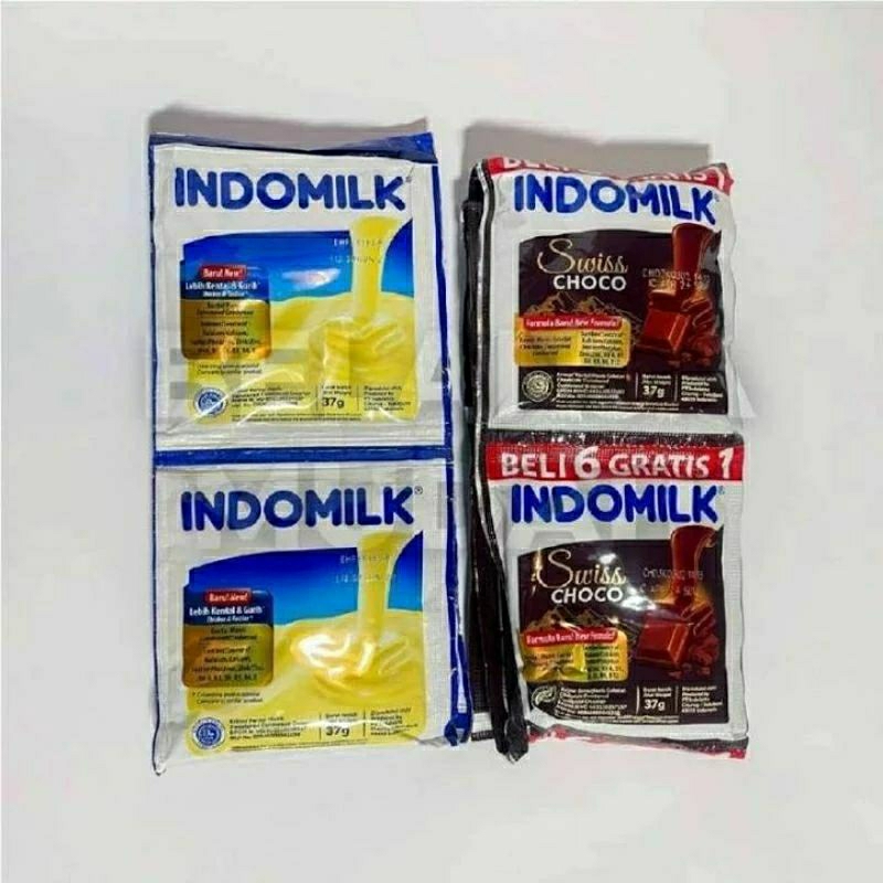 

Ready Indomilk Susu Kental Manis Sachet Renteng Isi 6Pcs