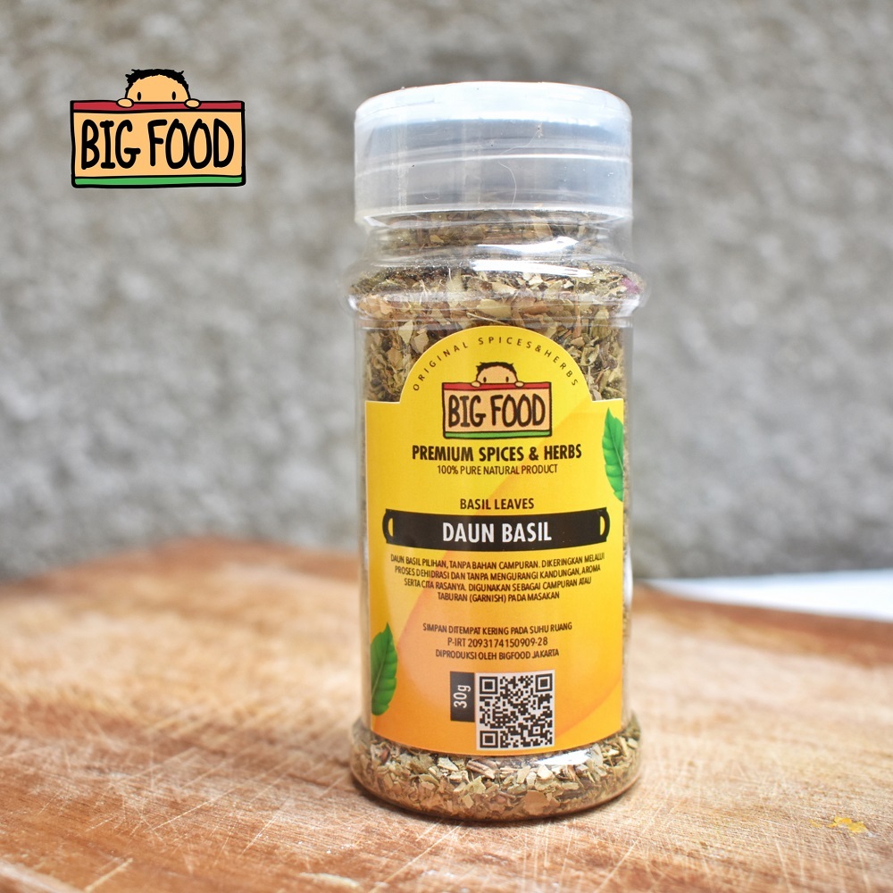 

Big Food Daun Basil 30 gram