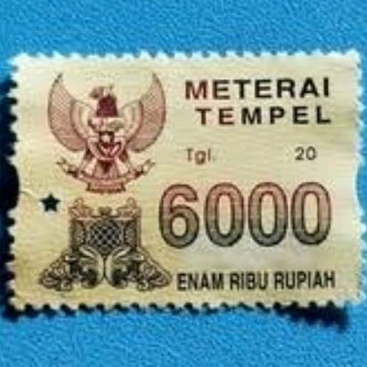 Materai 6000 untuk Tahun 2003 -2005