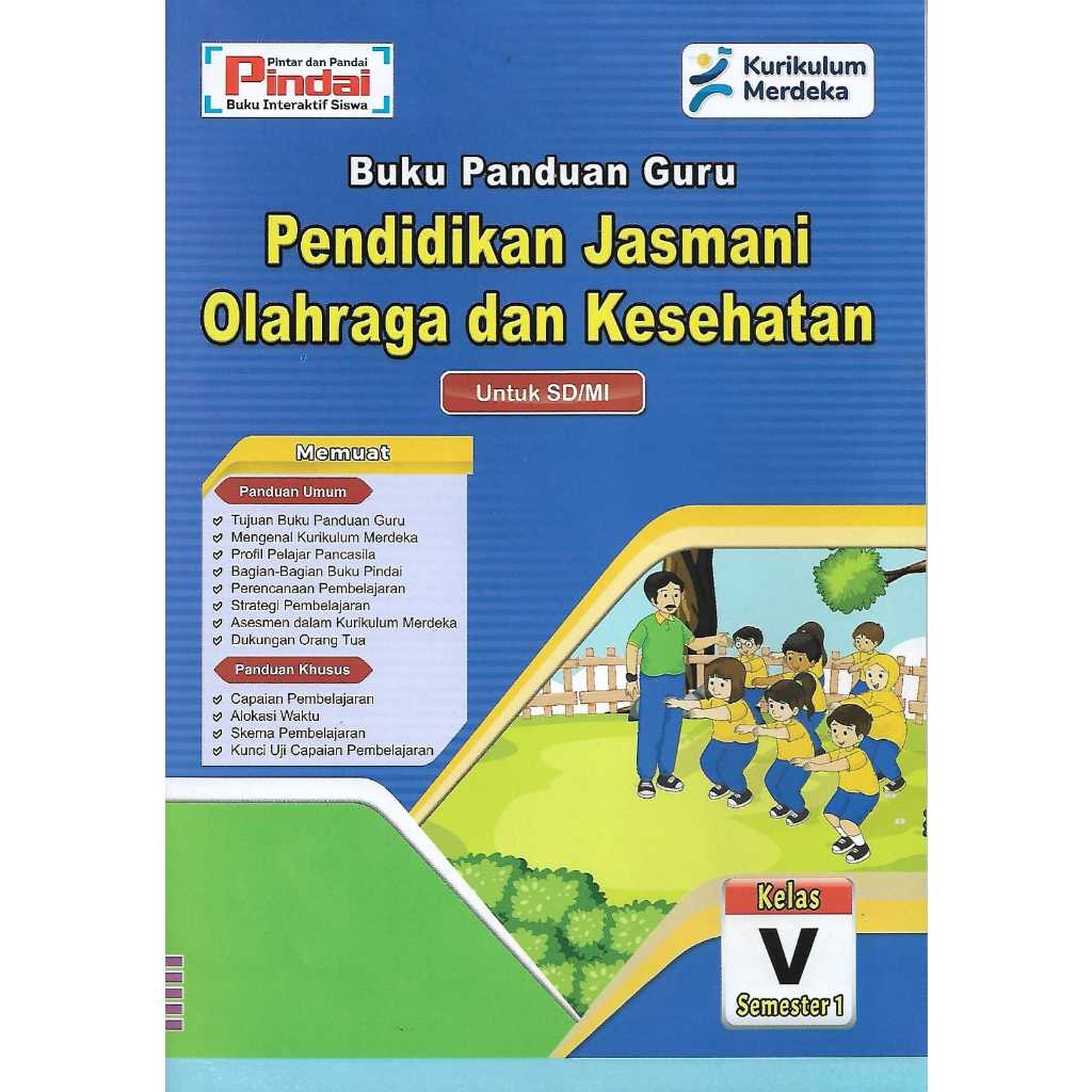Buku Panduan Guru PJOK Kelas 5 SD/MI Semester 1 Kurikulum Merdeka