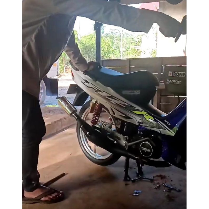 Knalpot AHM Satria 2Tak Fizr Fiz r Force One Made In Malaysia Knalpot Satria 2 Tak AHM Asli