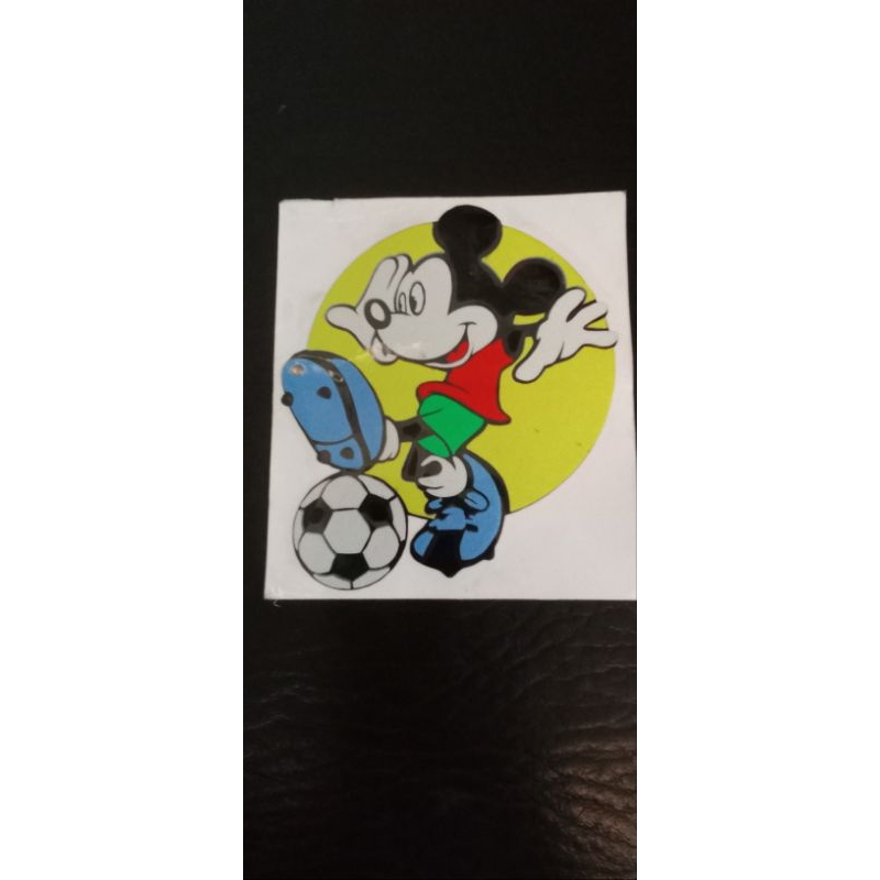 

sticker cutting logo mikie mouse bola ukuran 8cm*7cm