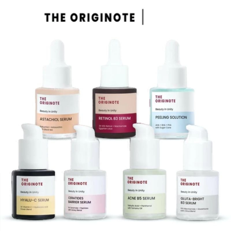 The ORIGINOTE all serum/the Originote retinol B3 serum/the ORIGINOTE gkuta bright serum/the originot