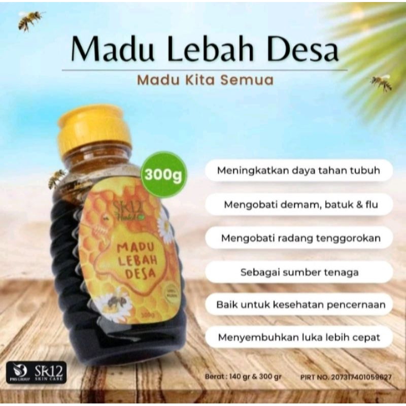 

Madu lebah desa Sr12 original