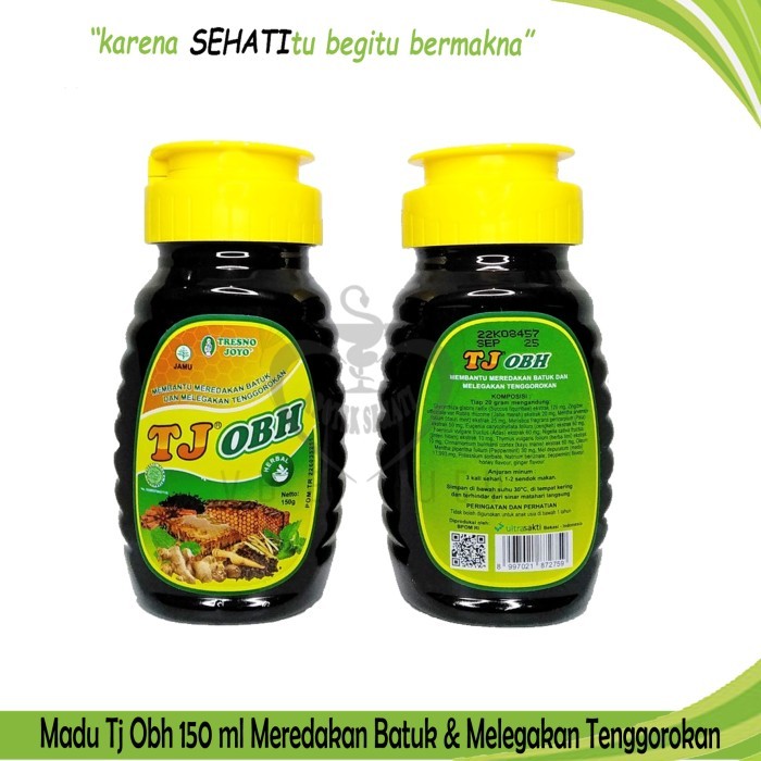 

Madu Tj OBH Meredakan Batuk Dan Tenggorokan | Madu Tj | OBH 150g