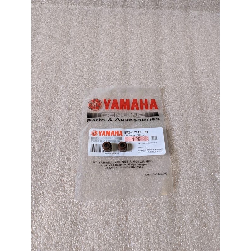 SEAL KLEP SIL KLEP 5MX YAMAHA MIO LAMA/MIO SPORTY/MIO SOUL/NOUVO ORIGINAL 5MX