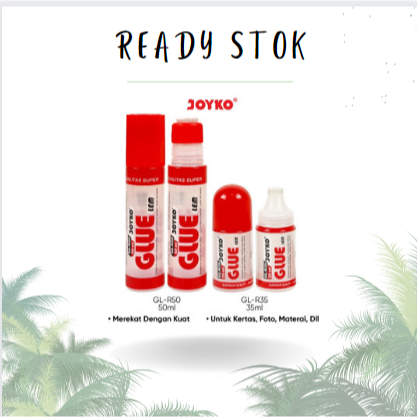 

LEM KERTAS GL-R50 / GLUE GL-R50 50ML JOYKO ( PCS )