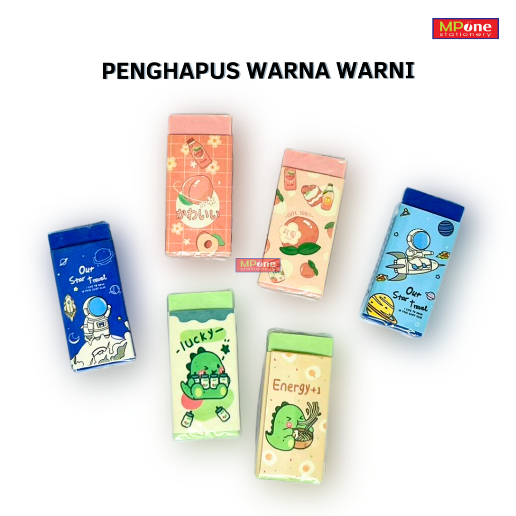 

Penghapus Pensil Warna Warni Penghapus Karet Lucu Eraser MOKA
