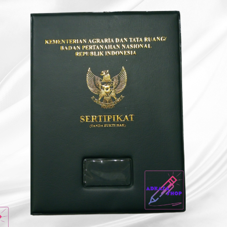 

Sampul Sertifikat Tanah Hard Cover Hijau