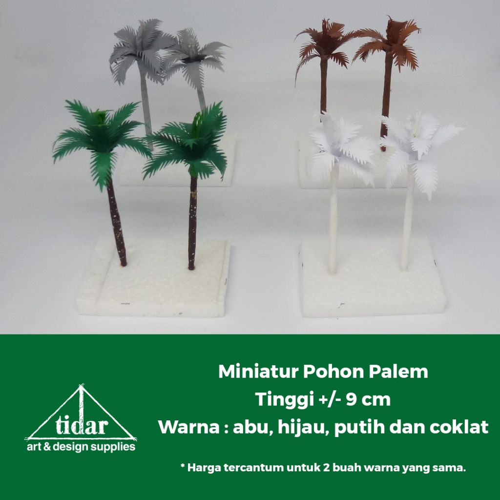 

[MR] MH - Miniatur Pohon Palem Tinggi 9 CM - Maket Tanaman Palm