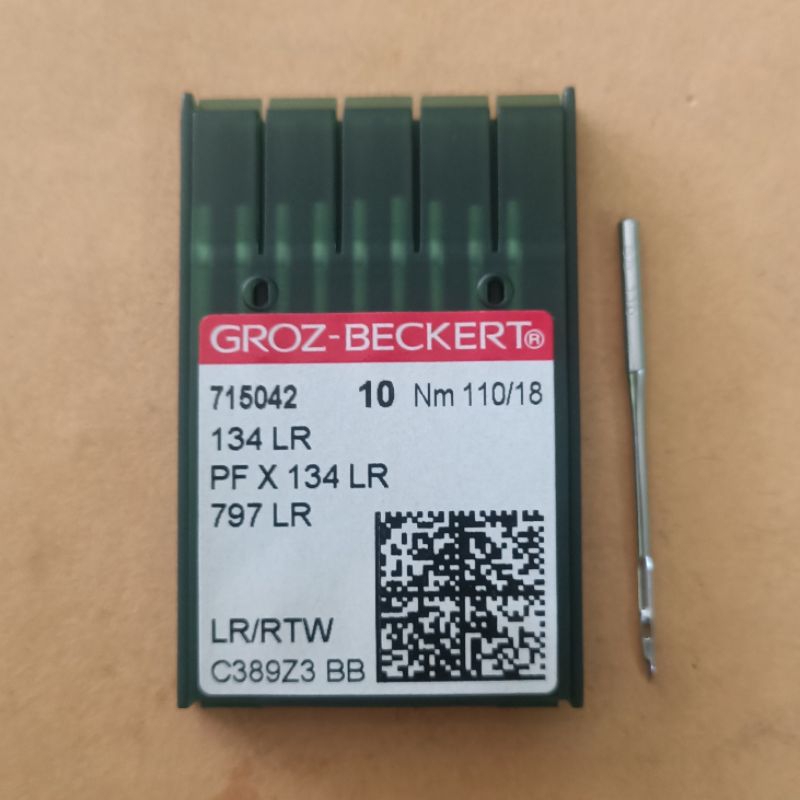 Jarum kulit PF GROZ BECKERT PFx134 LR/RTW nomor 18