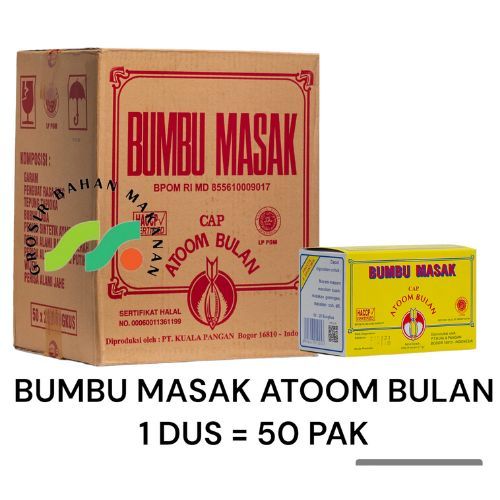 

BUMBU MASAK CAP ATOOM BULAN PER DUS