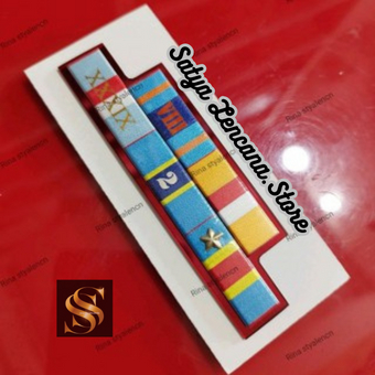 Pita Jasa "Datar" 8 Tahun TNI Veteran Santi Dharma XXXIX Monusco 2 Congo - Satya Lencana Store
