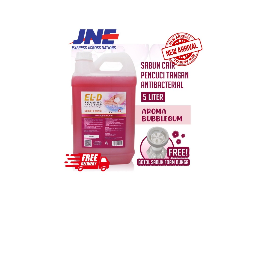 Sabun Cuci Tangan Foam Antibakteri  EL-D/ Handsoap - Refill 5 Liter