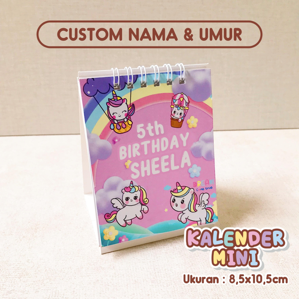 

Kalender Meja Mini | Kalender Promosi Viral Best Seller Aesthetic