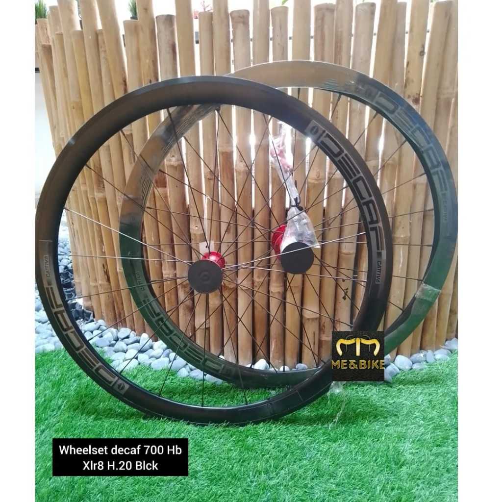 WHEELSET DECAF 700c 40mm DISC BRAKE TA VELG ROADBIKE