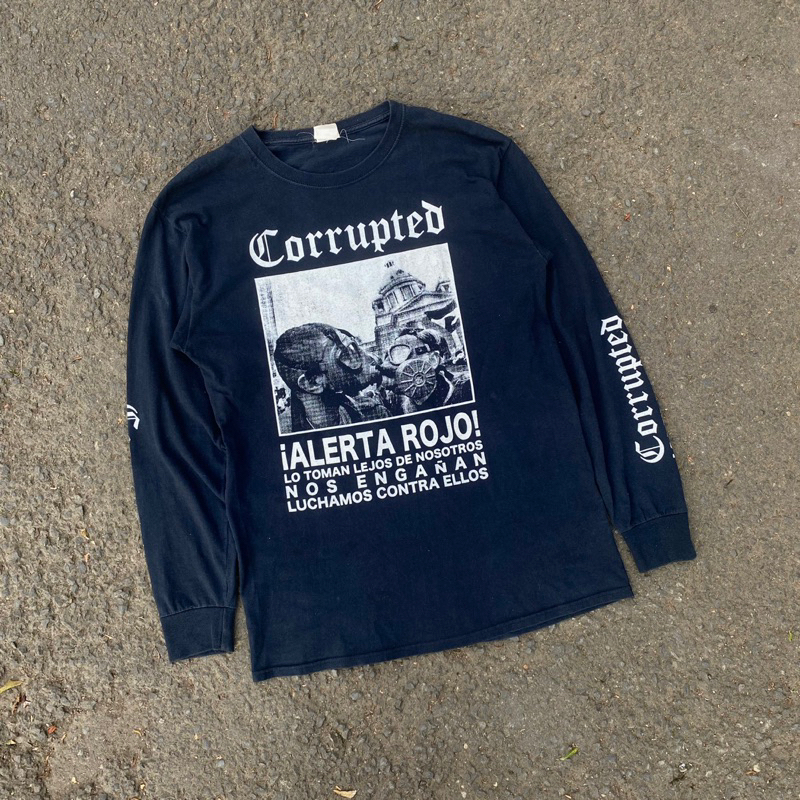 LONG SLEEVE / T SHIRT BAND CORRUPTED - ALERTA ROJO
