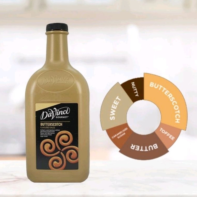 Davinci butterscotch sauce saus butterscotch 2 liter 2000ml