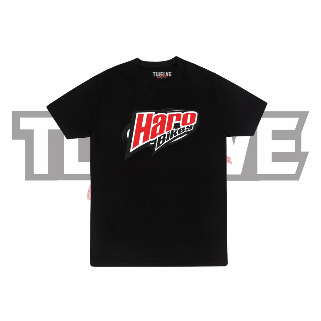 HARO BMX BIKES Old School Black Reguler T-Shirt | Kaos Sepeda | Atasan Pria Wanita | Kaos Cewe Cowo 