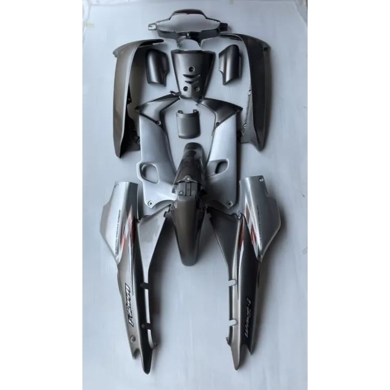 Body Alus Motor Supra Warna Silver Honda Supra Fit Lama 100cc