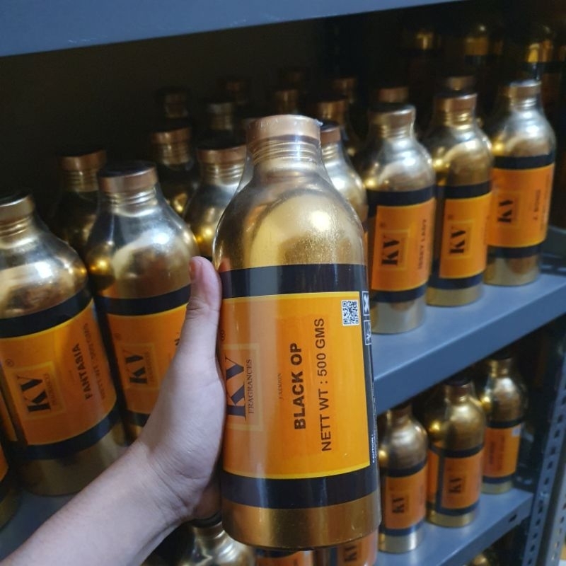 BIBIT PARFUM MURNI KV FRAGRANCES BLACK OP SEARAH YSL BLACK OPIUM SEGEL 500GRAM