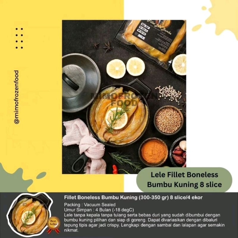 

Lele Fillet Bumbu Kuning