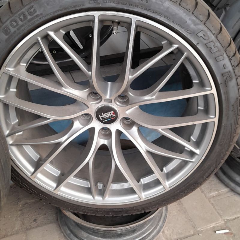 Velg Mobil Racing Seken BMW Ring 20 Lubang 5 HANOVER HSR R20X8,5-9,5 5X120 Ban 245 40 R20