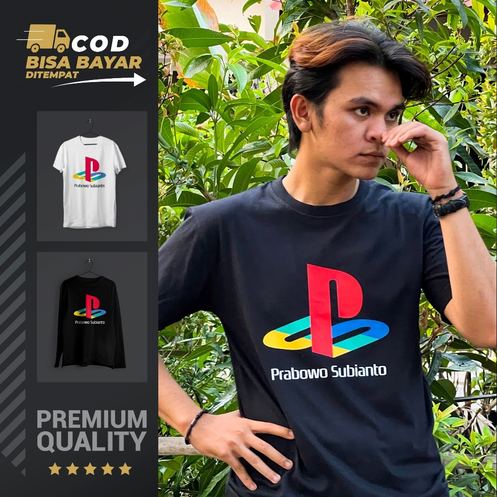 Kaos Plesetan Desain Prabowo/Kaos Terbaru/Kaos Kata Kata/Kaos Tidistro