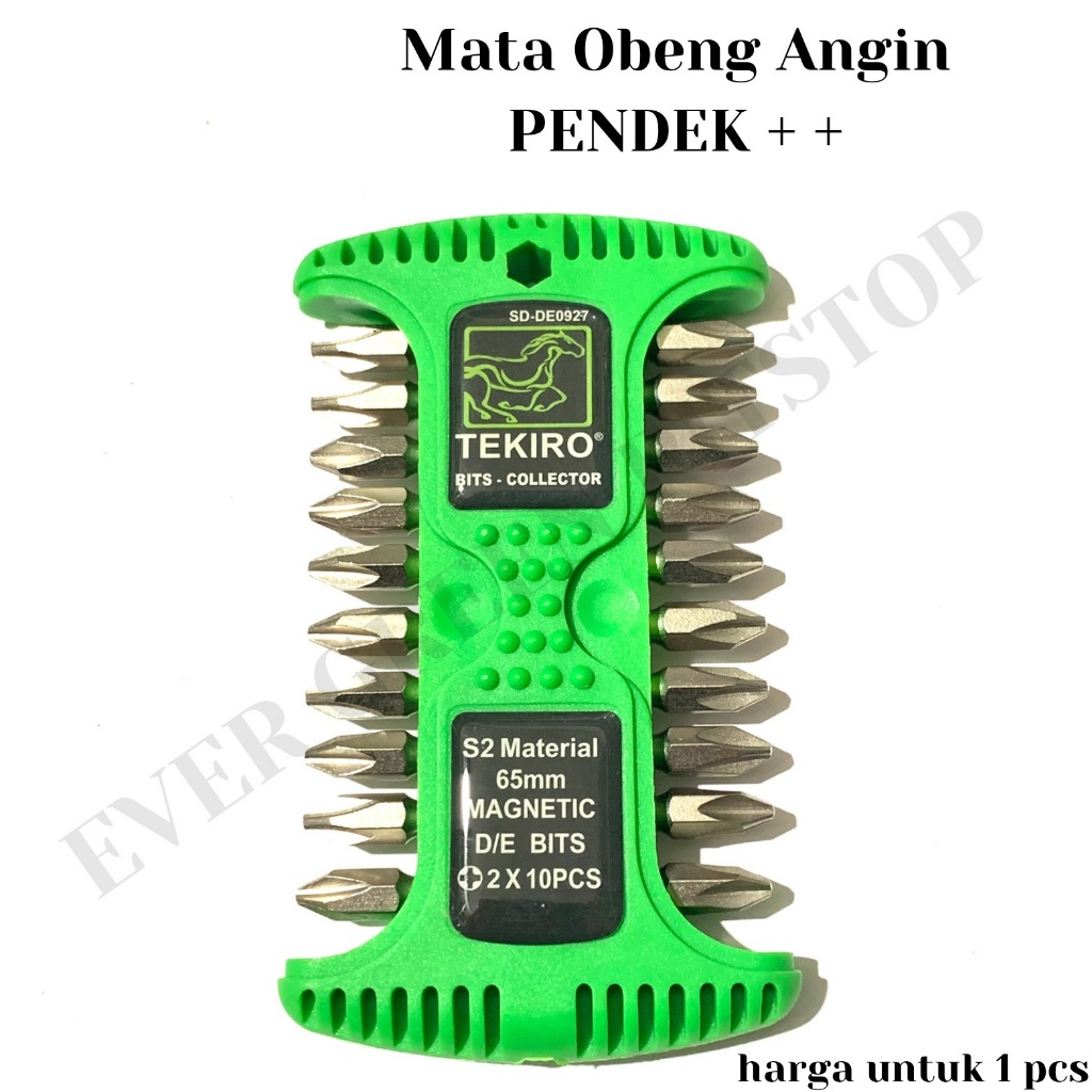 TEKIRO MATA OBENG ANGIN Plus Plus Pendek Magnet untuk BOR LISTRIK Tekiro