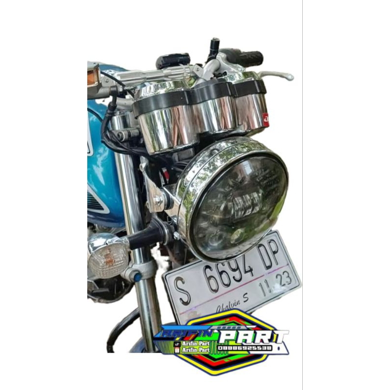 breket tralis lampu ninja r ss pnp shock tiger mp