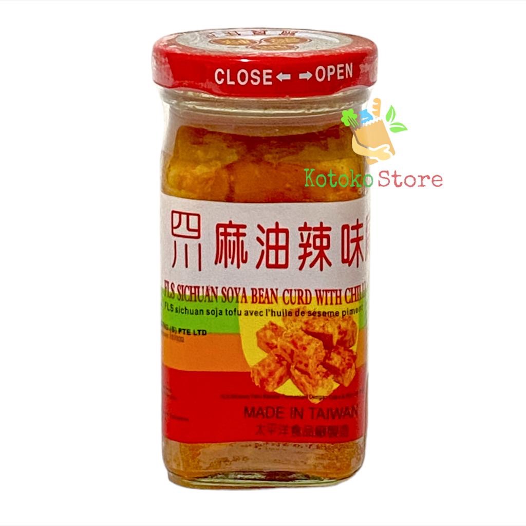 

FLS Sichuan Soya Bean Curd Chilli Sesame Oil / Tahu Putih Pedas 130gr