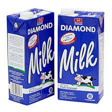 

BgKr Diamond Milk SUSU UHT Full Cream Kemasan 1 Liter