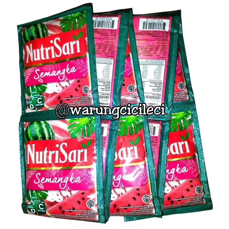 

NUTRISARI RASA SEMANGKA 13g x 10pcs ( 1 RENCENG )