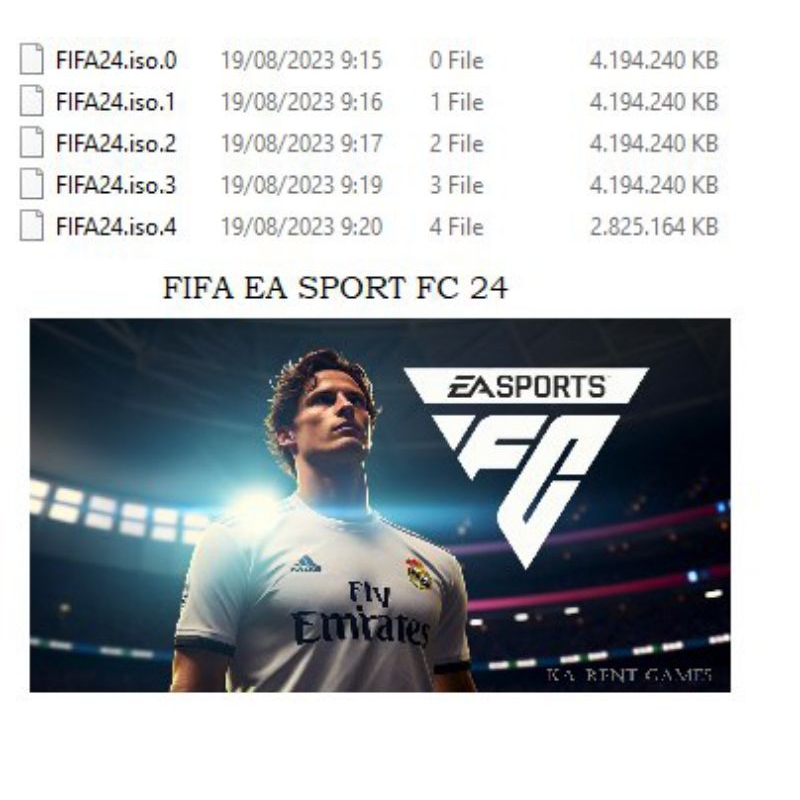 [PS3] FIFA 24 EAFC