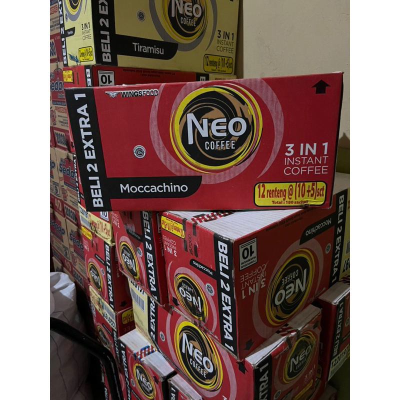 1Dus Neo Coffee Moccachino 12renteng isi 180sacher