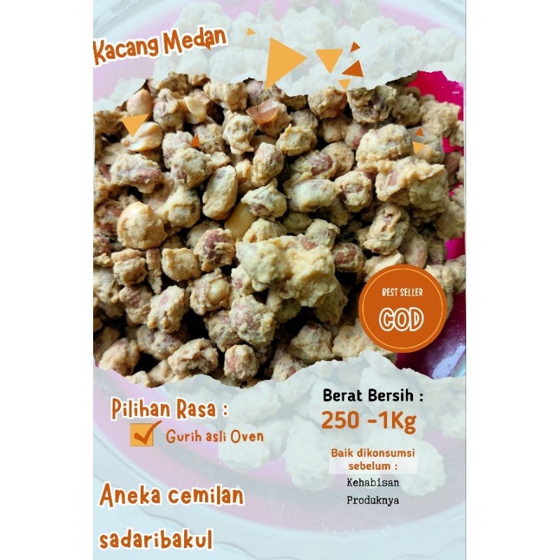 

Kacang Medan | Cemilan Kacang | Makanan Ringan Kacang | Kacang Gurih Renyah