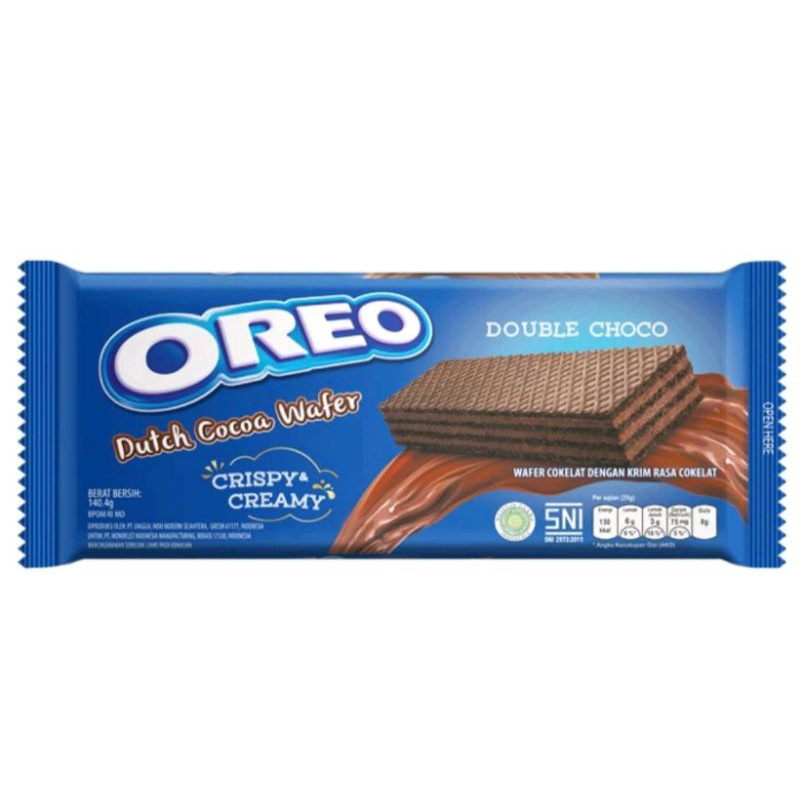 

OREO WAFER DOUBLE CHOCO & VANILA 140 GR