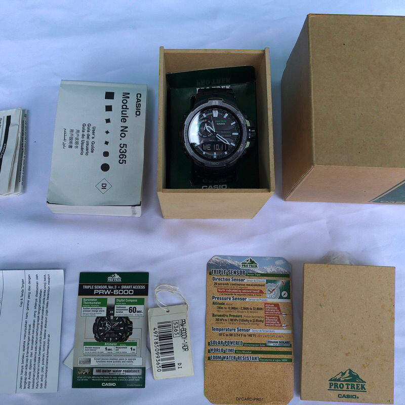 Casio Protrek PRW 6000Y-1ADR Tough Solar