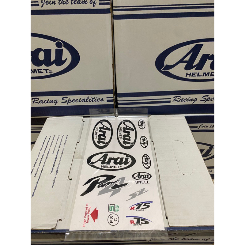 stiker arai ram4