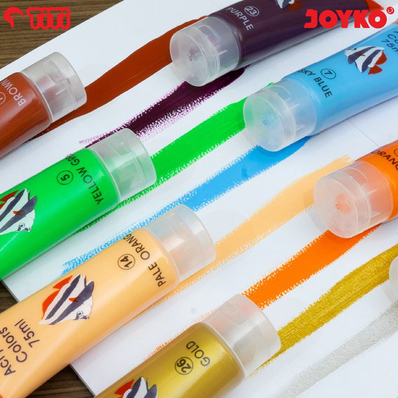 

➦✫✢ Cat Akrilik Acrylic Color - Joyko AC-75ML MURAH