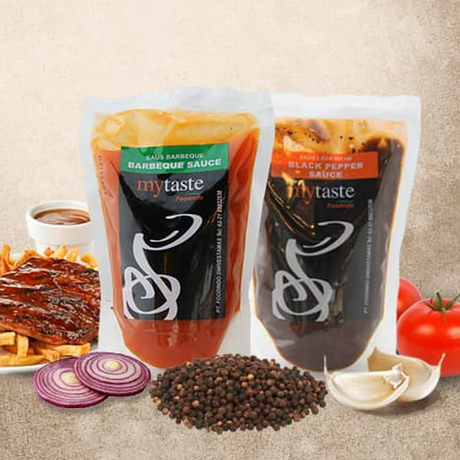 

→➘✹ My Taste BlackPepper Sauce 500gr Saus Lada Hitam Saus Barbeque Grill Saus Steak Daging Bumbu BlackPepper