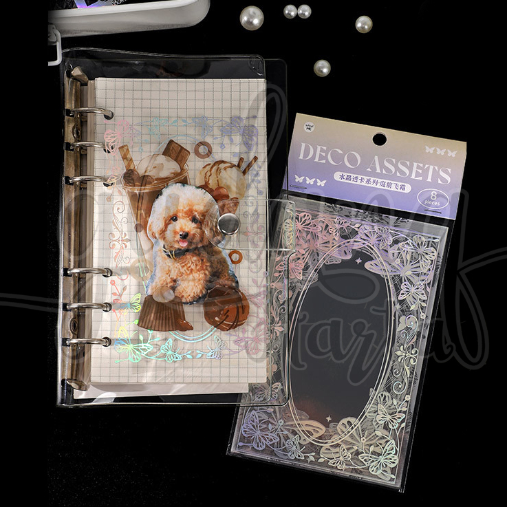 

Stiker Pet Frame Sticker Motif Bingkai Polos Simple DIY GH 303780