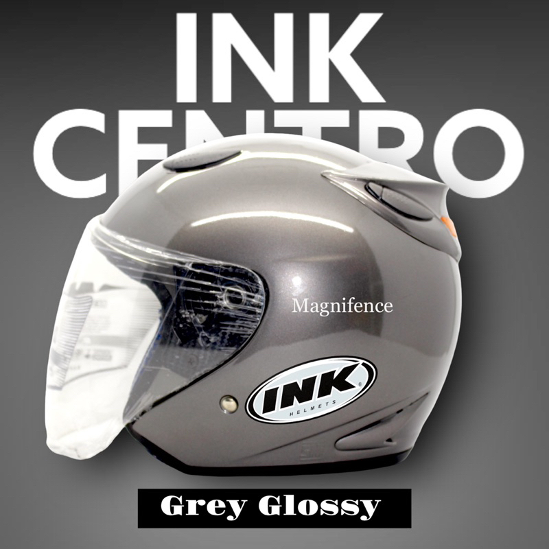 BestPromo Helm Motor Ink Centro Solid Half Face Pria Wanita Dewasa Helem Centro Murah Helmet