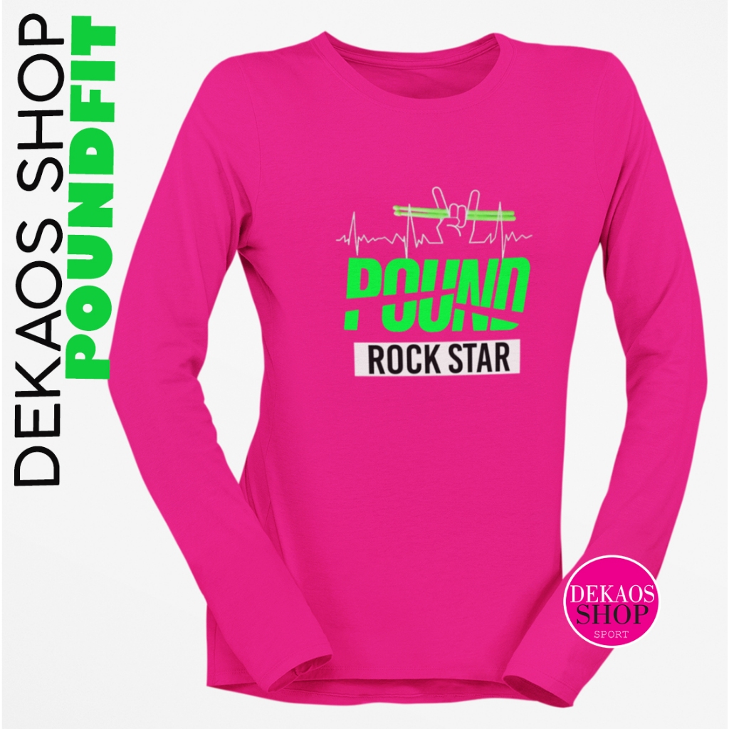 BAJU POUNDFIT / KAOS POUNDFIT / BAJU SENAM WANITA TERBARU / KAOS SENAM WANITA / BAJU SENAM POUNDFIT / BAJU POUND / ATSAN SENAM WANITA / KAOS SENAM / DEKAOS SHOP 2857  ROCKSTAR POUND